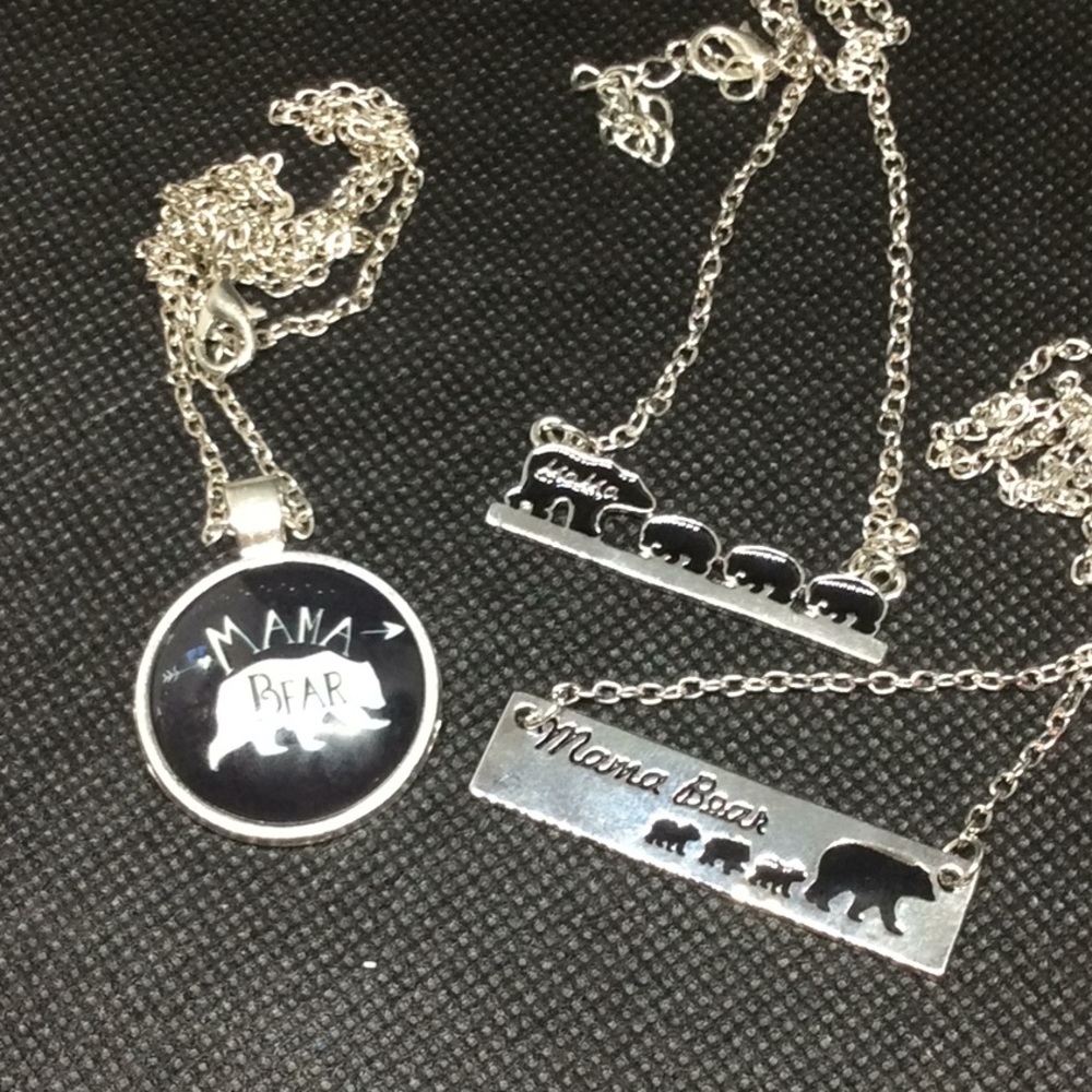 3 Mama Bear Necklaces